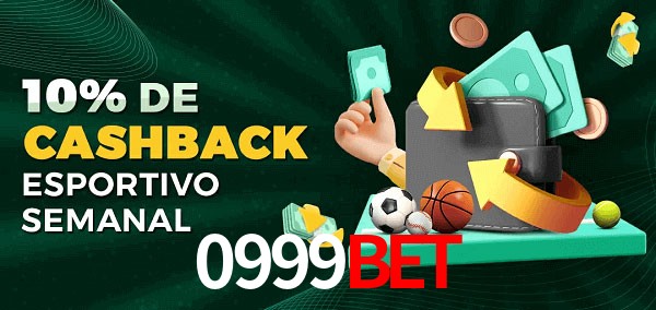 10% de bônus de cashback na 0999Bet